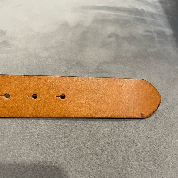 Esprit Oval buckle belt, Women leather belt with blue stones Vintage - Picture 11 of 16